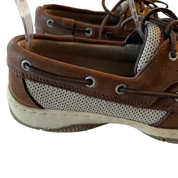 Bjorndal size 7 Chesapeake 131009 brown boat shoes GUC - Picture 2 of 15